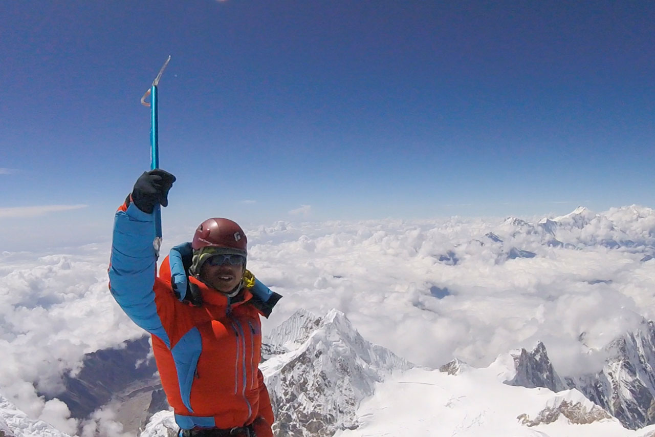 Prakash Gurung Manaslu Fall Summit 2018