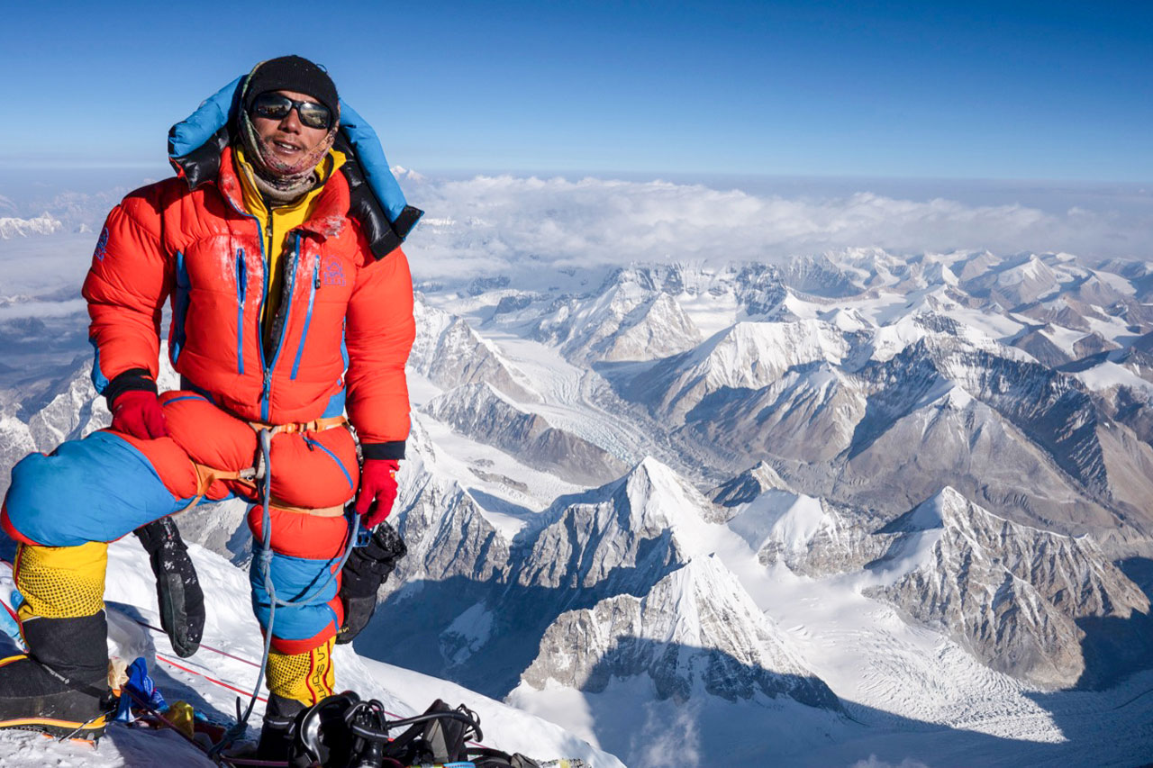 Prakash Gurung at Everest Summit 2019
